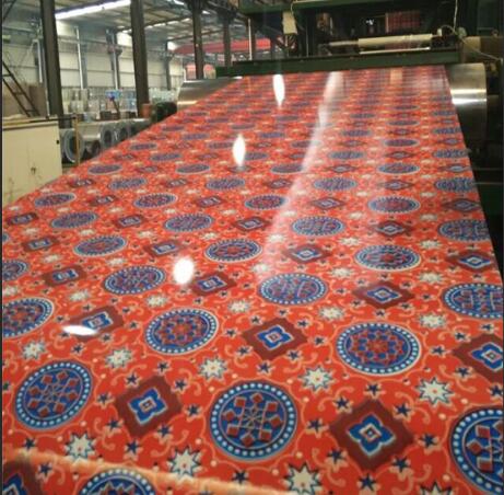 Precoated Flower Patten PPGI Colour Steel Coils 