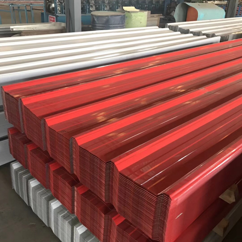 High Quality Color Coated Corrugated Steel Roofing Sheet 