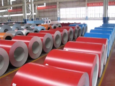 Color Coated Color Painted Metal Roll Galvalume Zinc Coating PPGI PPGL Steel Coil/Sheet In Coils