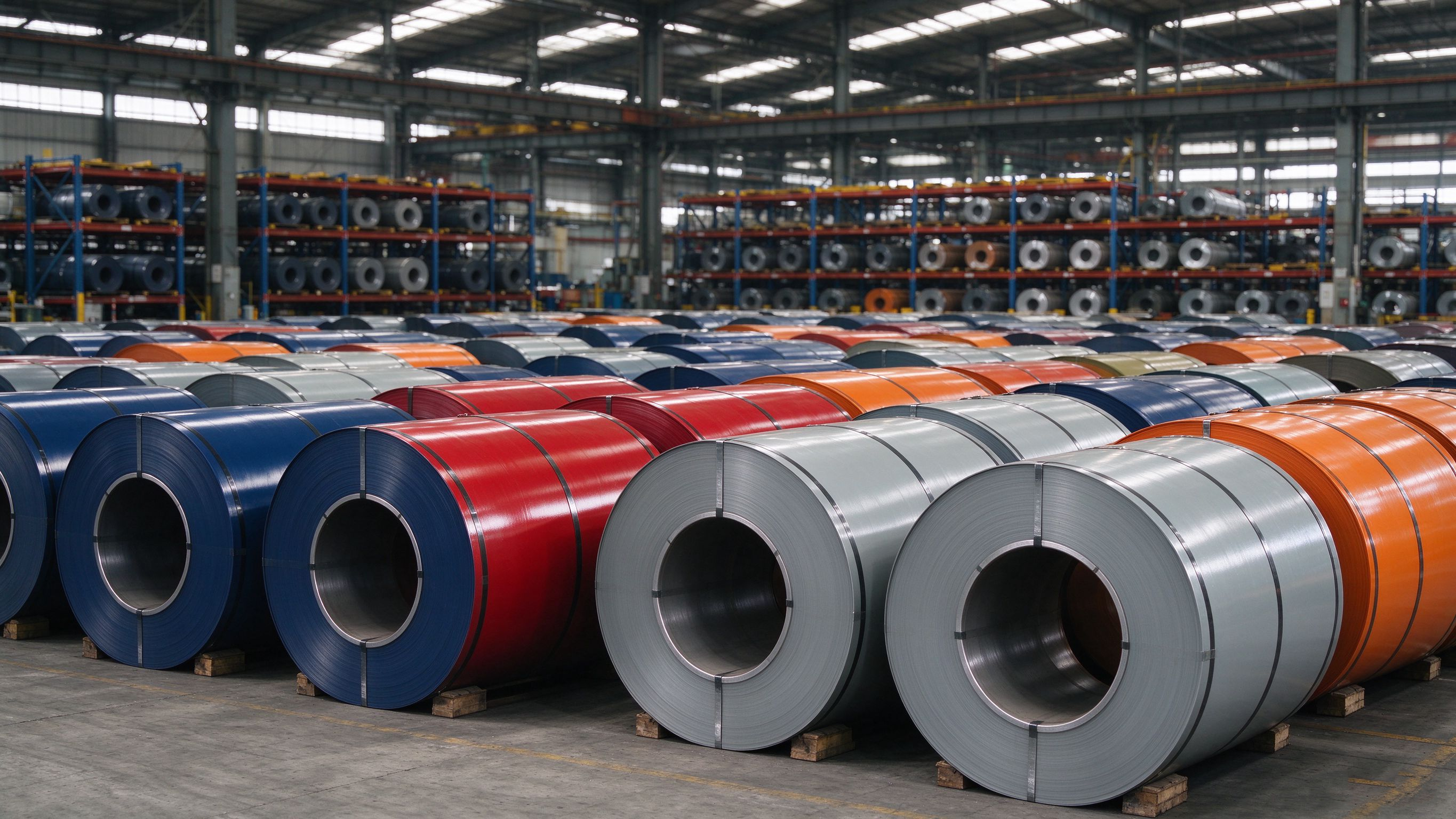 color coated steel coil PPGI PPGL warehouse Hannstar China